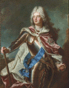 Pin XVIII, Rigaud, Hyacinthe, Retrato de Augusto III de Polonia, 1715